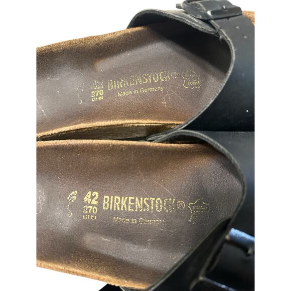 Birkenstock, Unisex Black 
Madrid, Sandals Size 42 9-9.5 main image 6